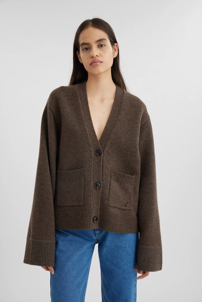 Memory Afslappet Cardigan Brun Axel Arigato