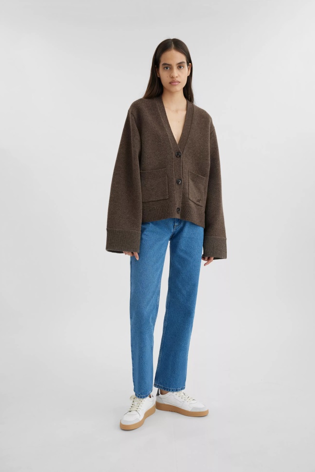 Memory Afslappet Cardigan Brun Axel Arigato