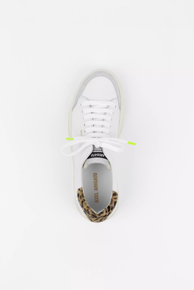 Axel Arigato Hvid Leopard Cremino Clean 90 Triple Animal