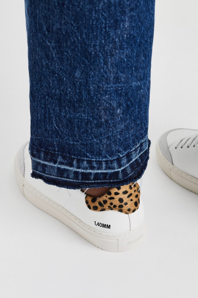 Axel Arigato Hvid Leopard Cremino Clean 90 Triple Animal