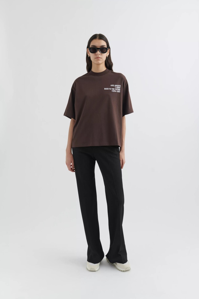 æra T-shirt Axel Arigato Mørkebrun