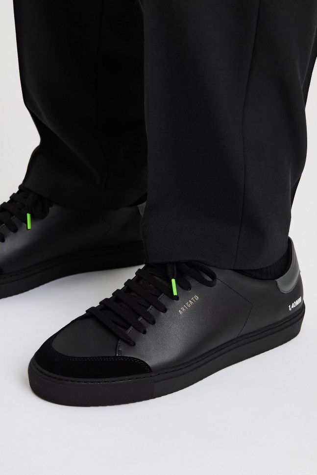 Axel Arigato Clean 90 Triple Sort Grå Orange