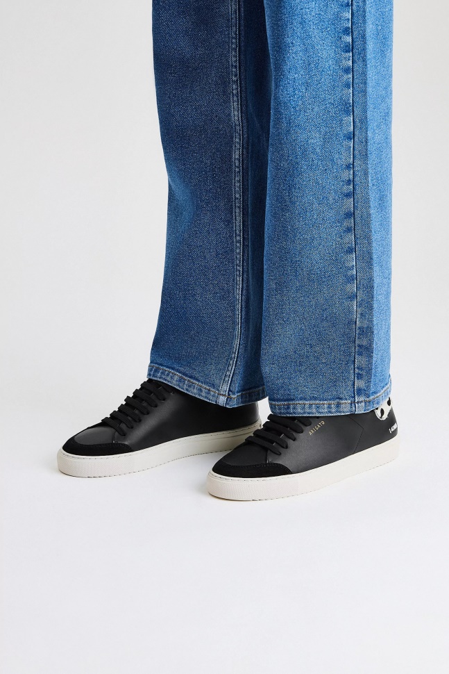 Ren 90 Triple Animal Sort Hvid Leopard Blå Axel Arigato