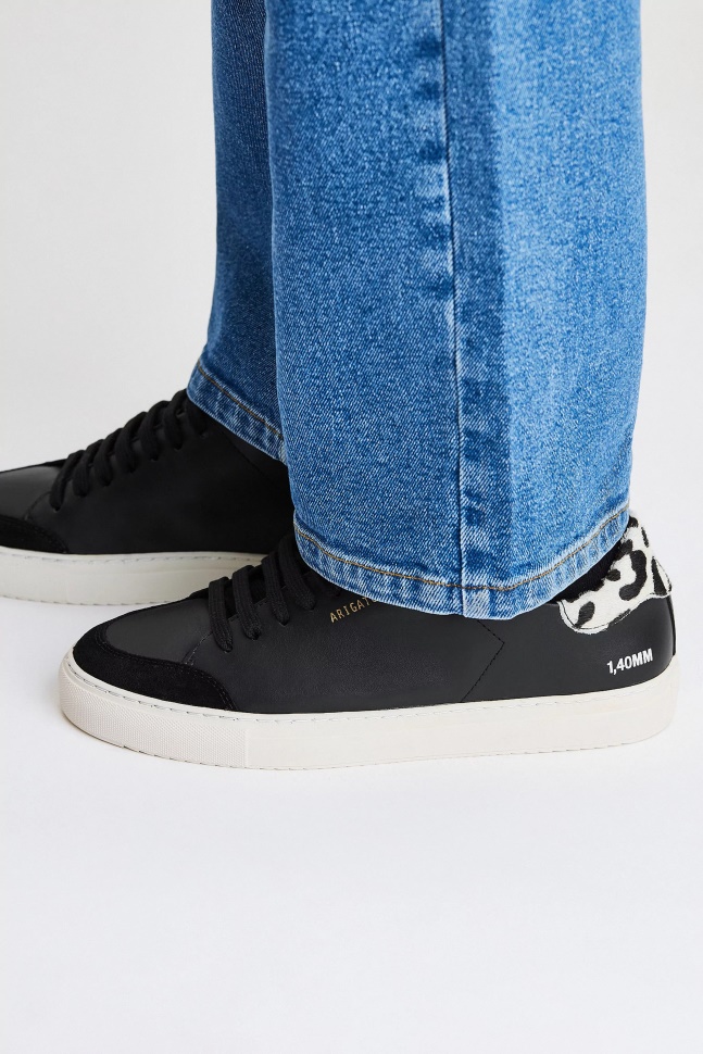 Ren 90 Triple Animal Sort Hvid Leopard Blå Axel Arigato