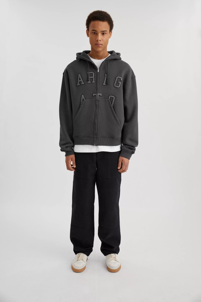 Legende Hættetrøje Med Lynlås Axel Arigato Falmet Sort